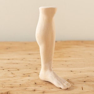 Wooden bare male legs image 3