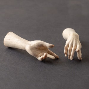 Raw wooden men's hands image 5