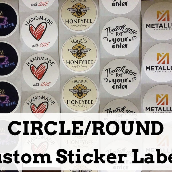 Bulk Circle Sticker Etsy