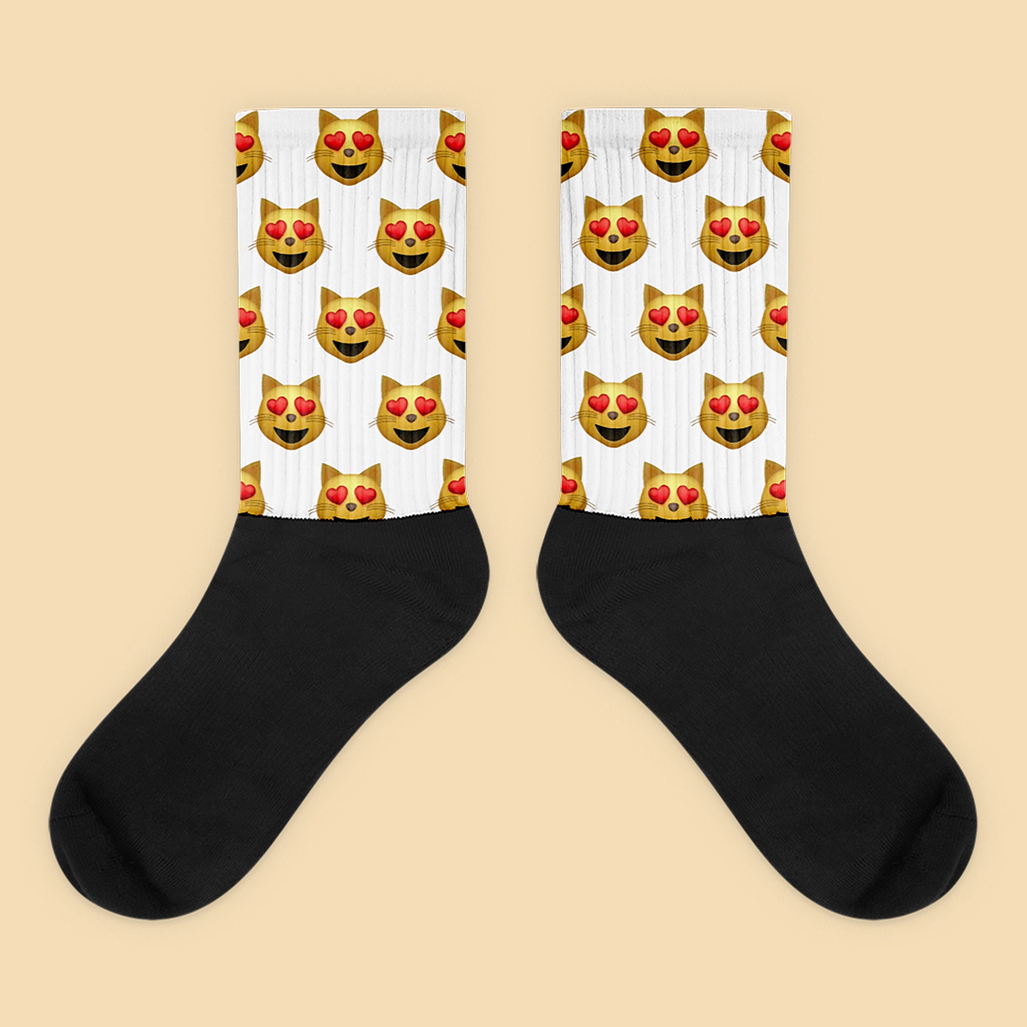 Cats Press Whatsapp Symbol Emoticon Socks Etsy