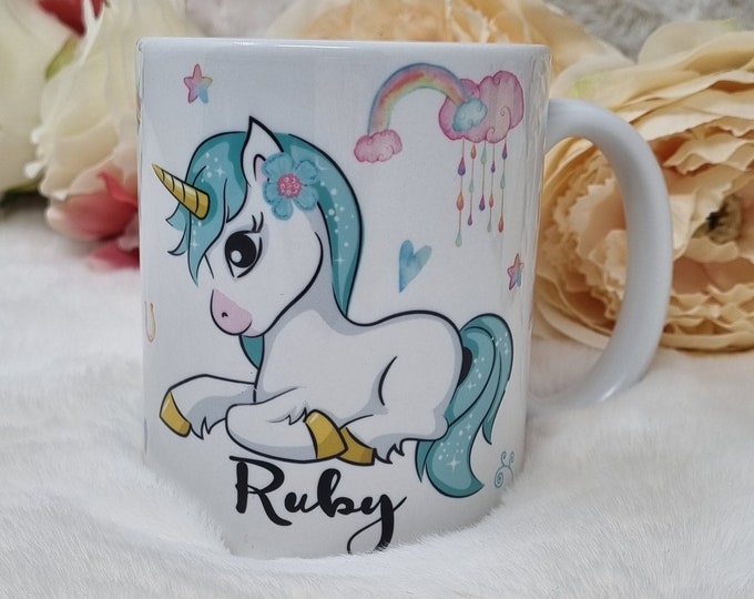 Personalised Unicorn Mug