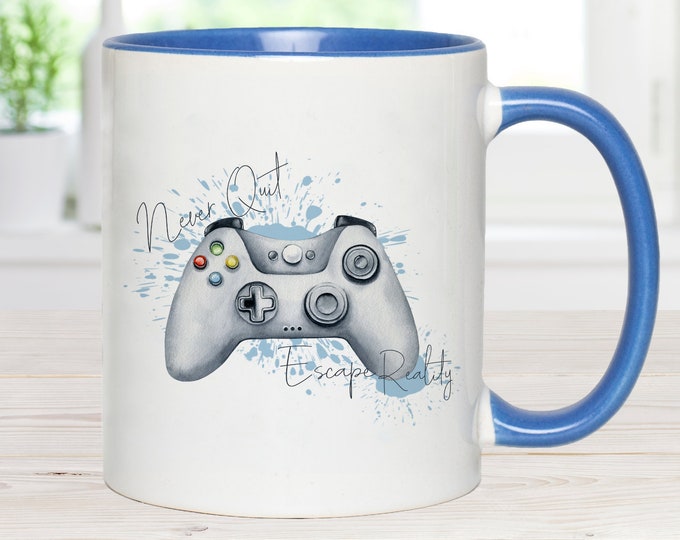 Gaming Mug Never Quit Escape Reality Mug