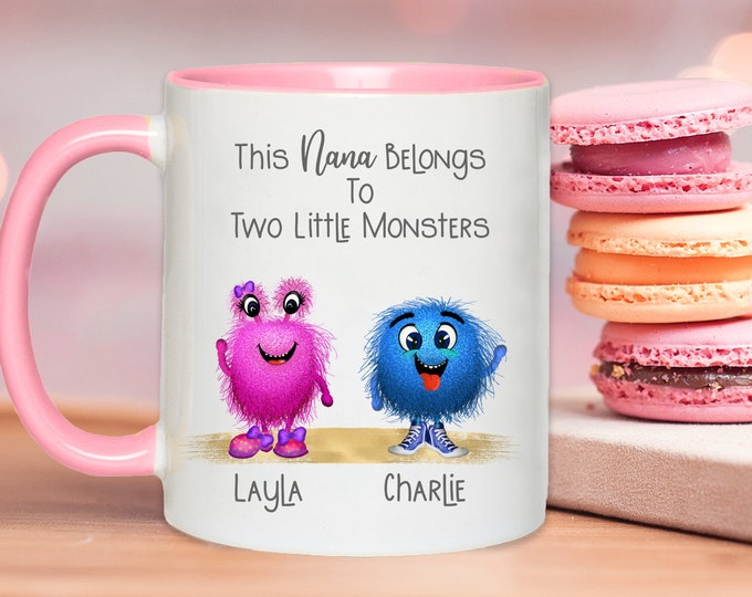 Personalised Monster Mug for Nana/Mum