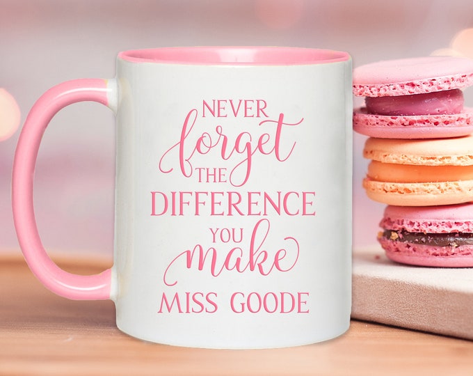 Never Forget Difference Teacher Mug