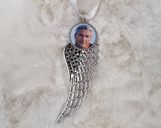 Hanging Photo Angel Wings Decoration