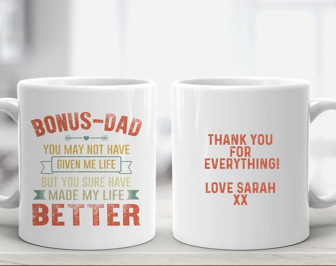 Personalised Bonus Dad Mug