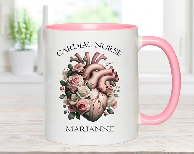 Personalised Cardiac Nurse Mug