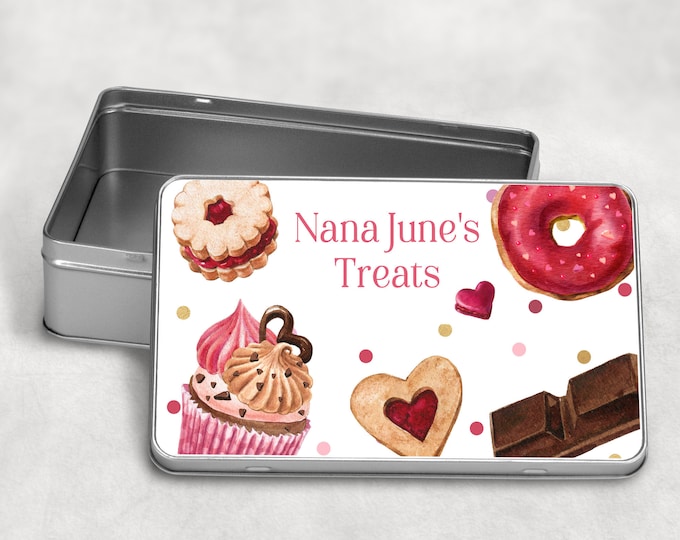 Personalised Treats Biscuit Tin