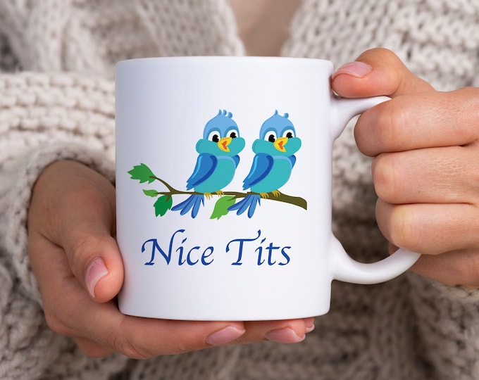 Funny/Rude Nice Tits Mug