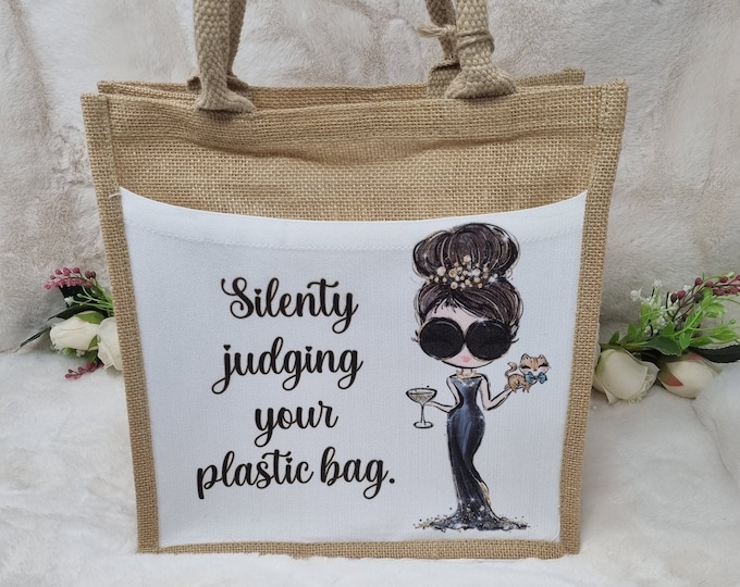 Personalised Funny Quote Jute Bag