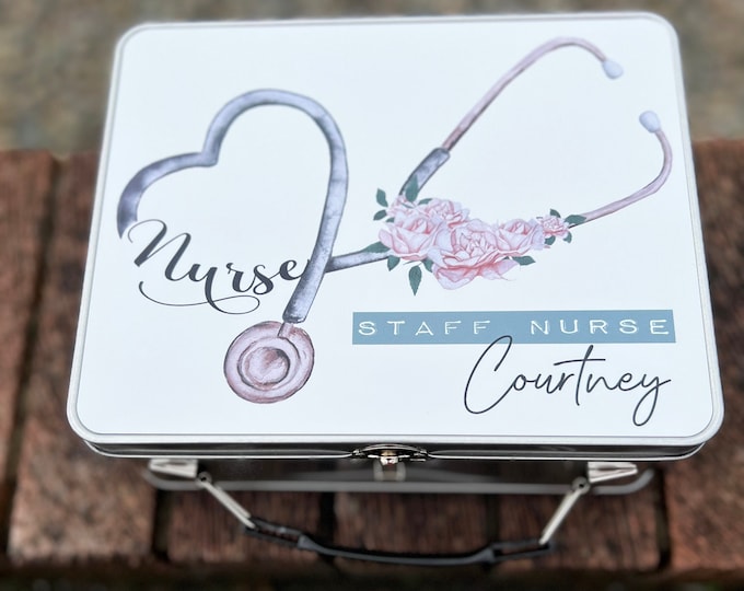 Personalised Nurse/Healthcare Worker Lunch Box Various Designs