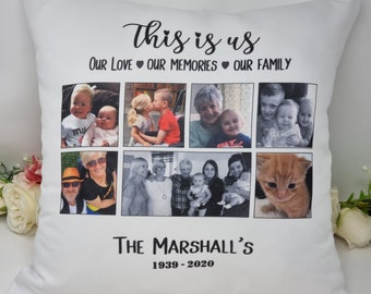 Personalised Family Photo Cushion