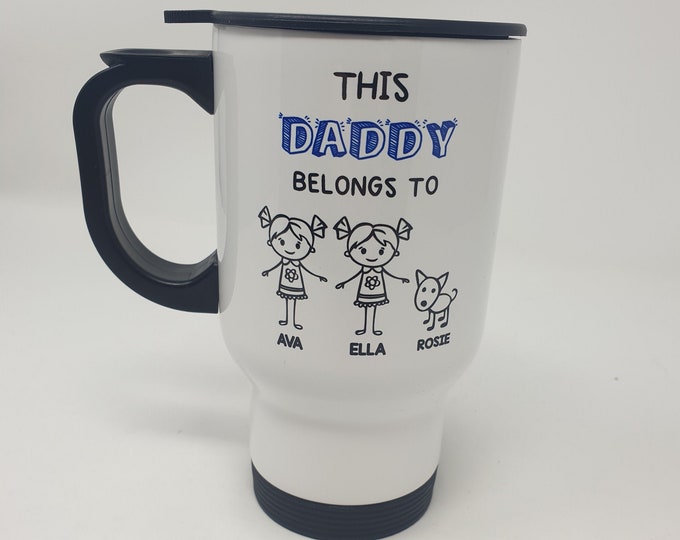 Personalised Dad/Daddy Travel Mug