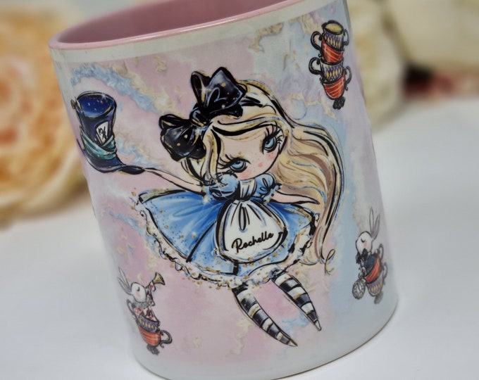 Alice Inspired Personalised Mug