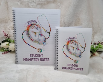 Student Midwife Foetus Notebook A4/A5