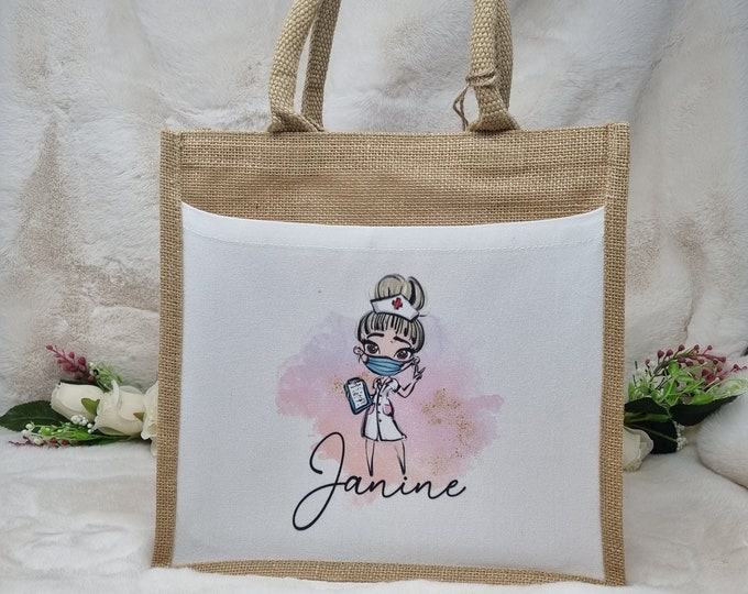 Nurse Jute Bag