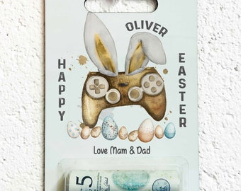 Personalised Wooden Easter Money Wallet, Personalised Easter Gift, Teenage Easter Money Gift, Gaming Easter Gift, Easter Gift Girls and Boys