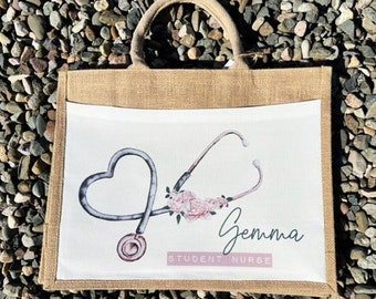 Healthcare Worker Jute Bag Various Designs