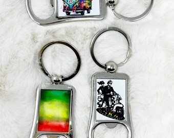 Bottle Opener Keyring 4 Designs