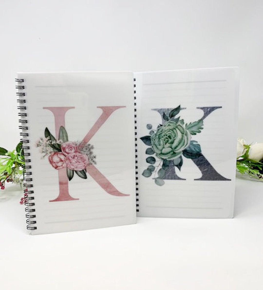 Notebook In Letters Personalised Alphabet Notebook A4/A5, Mum, Friend, Personalised ...
