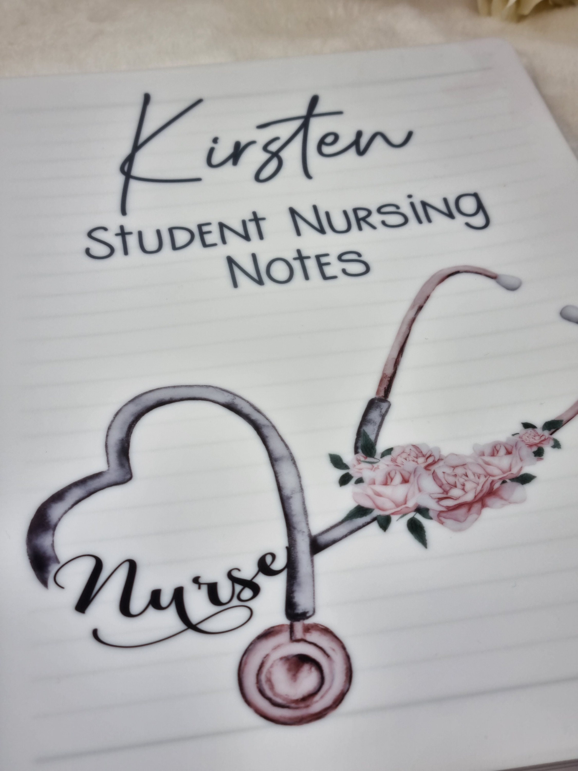 Personalised Student Nurse Notebook A4/A5 Nurse Gift Etsy