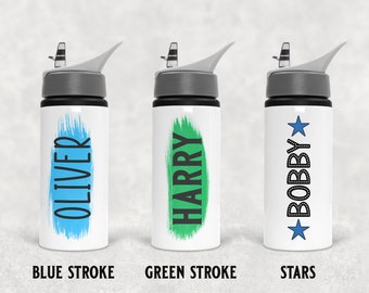 Boys Name Water Bottle 3 Designs