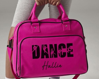 Personalised Dance Bag, Dancing Bag, Personalised Bag, Personalised Travel Bag, Dancing Competition Bag, Dance Class Gym Day Overnight Bag