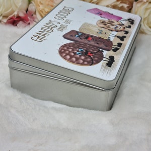 Personalised Biscuit Tin, Goodie Tin, Treat Tin, Dad Tin, Grandad Tin, Mum Tin, Nana Tin, Father's Day Gift imagen 7