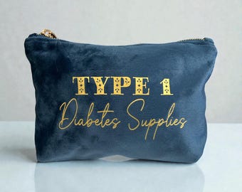 Diabetes Supply Bag, Type 1, Type 2 Diabetes, Travel Case, Organiser