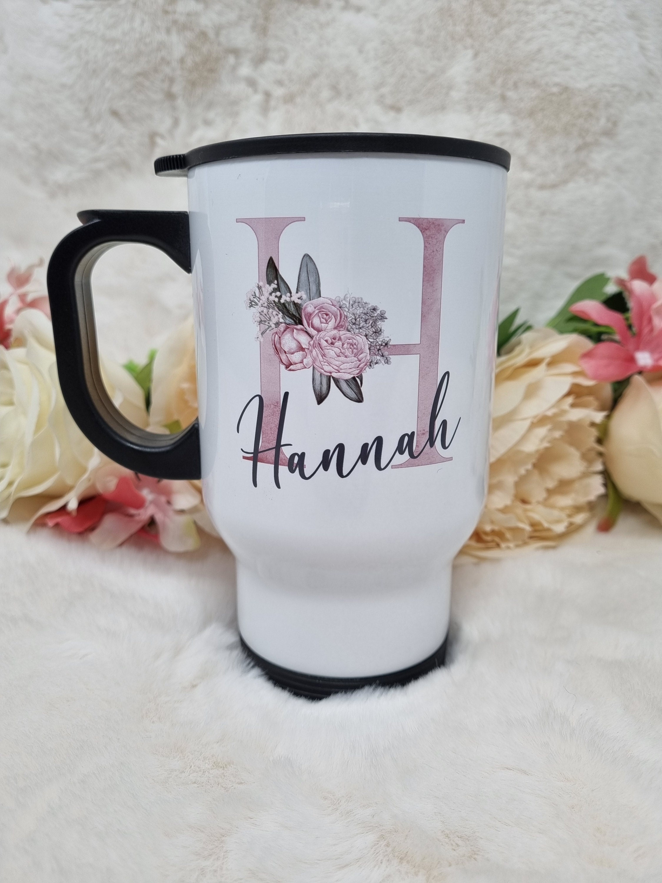 Personalised Travel Mug Name & Initial Travel Mug Gift for Etsy UK