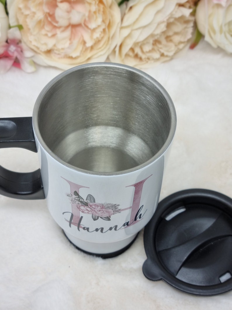Personalised Travel Mug Name & Initial Travel Mug Gift for Etsy UK