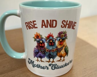 Personalized Mother Clucker Chicken Mug – Funny Farm Coffee Cup
