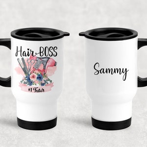 Personalised Travel Mug Hairdresser / Hair Stylist Mentor / Hair Tutor Thank You Gift for Hair Hairdresser Mentor / Tutor