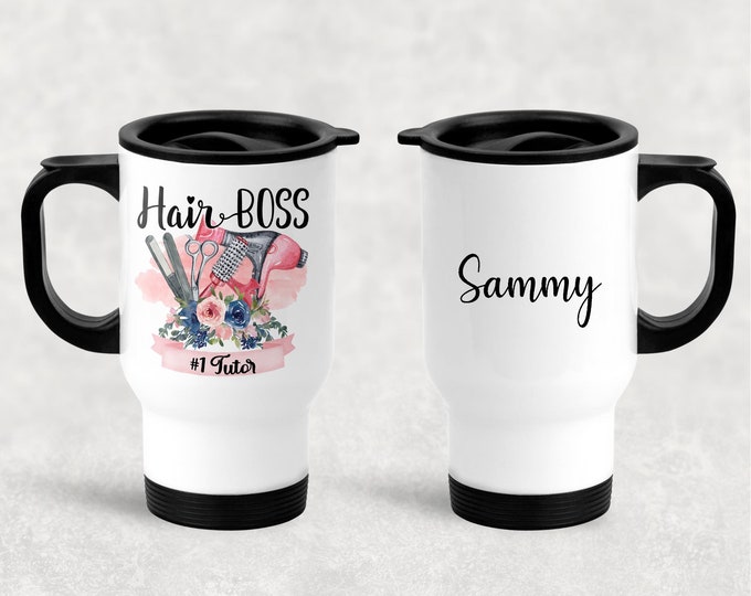 Personalised Hairdresser Travel Mug