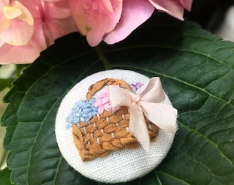 Hydrangea Basket Magnetic Needle Minder