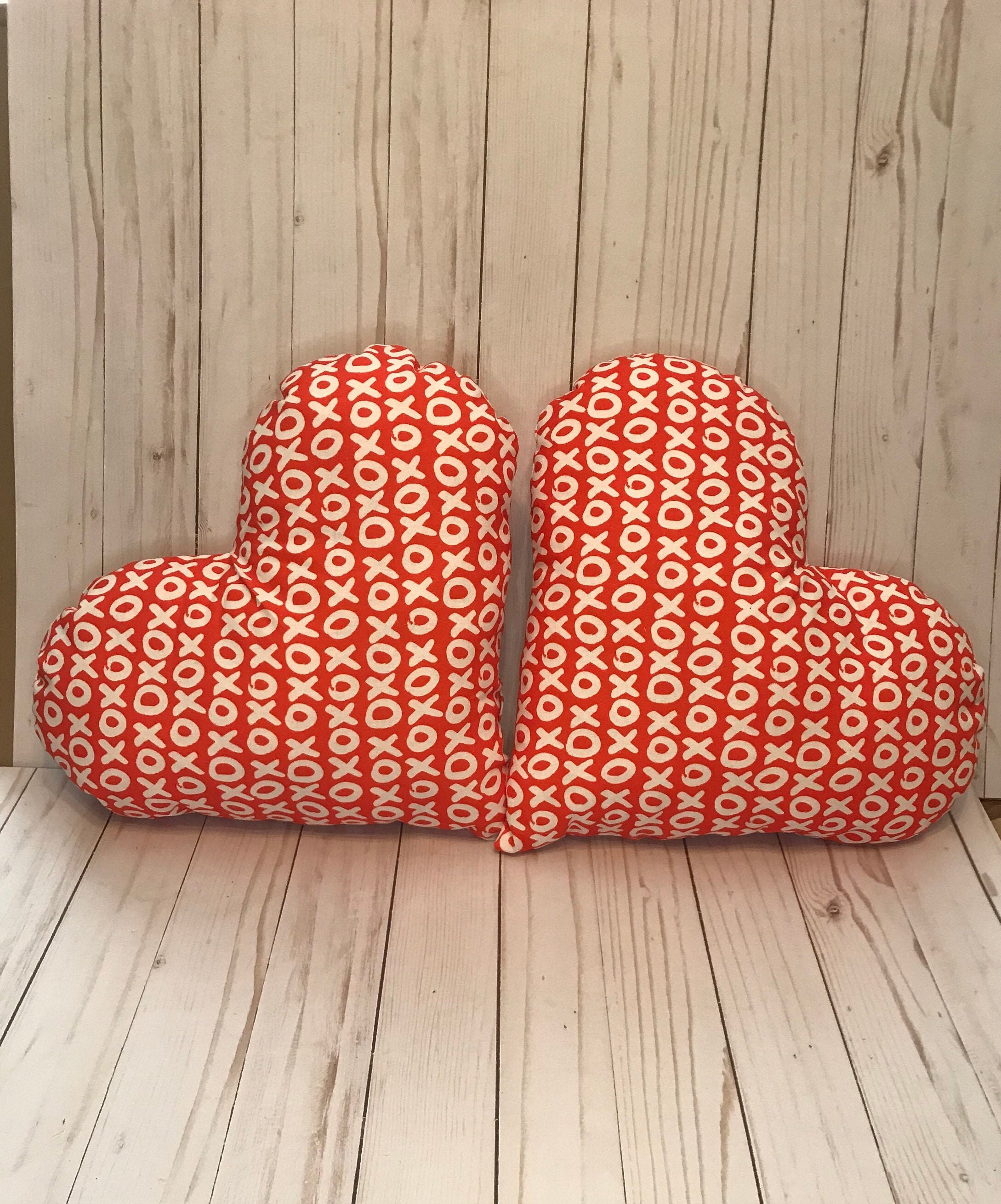 Handgemachtes Herz Form Kissen Set 12x12 Valentine es Day Etsy