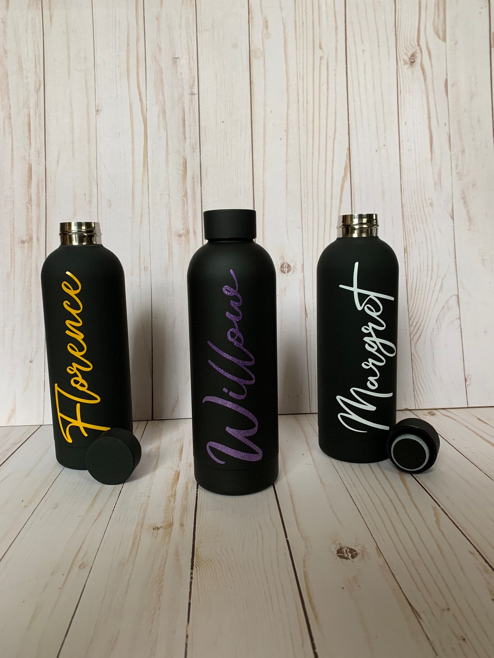 Personalized Stainless Steel Water Bottle Personalized Gifts Etsy