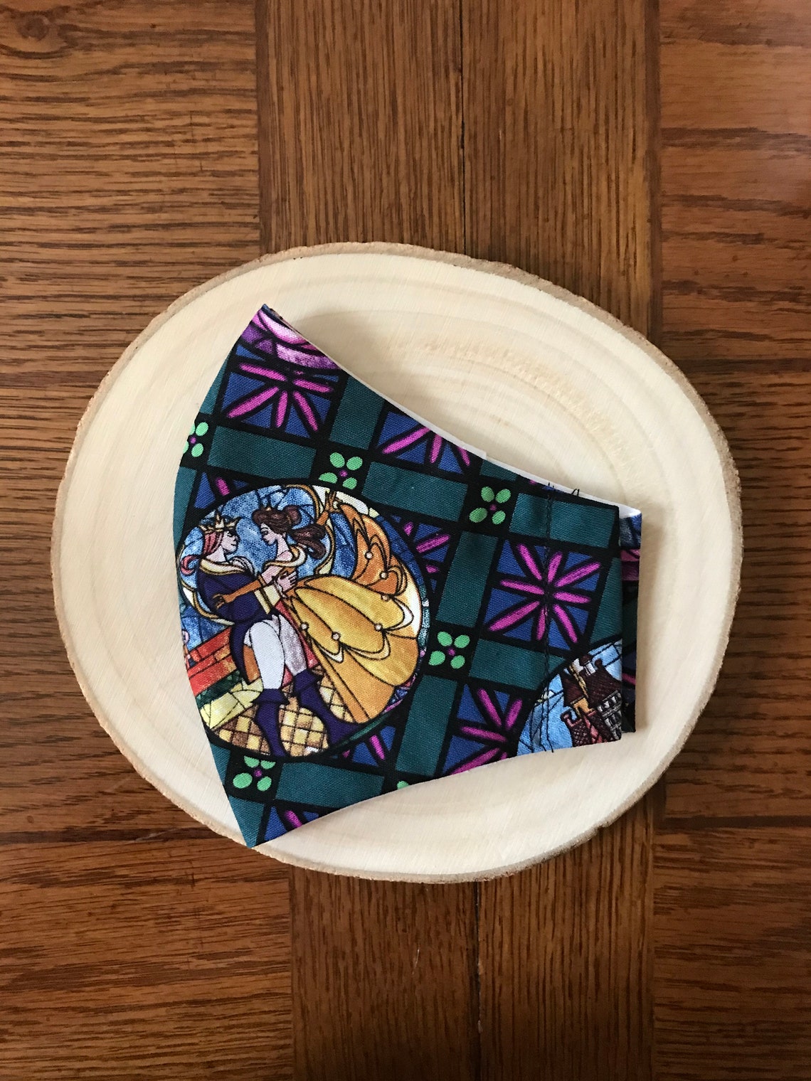 Beauty and the Beast Face Masks with filter pocket and | Etsy