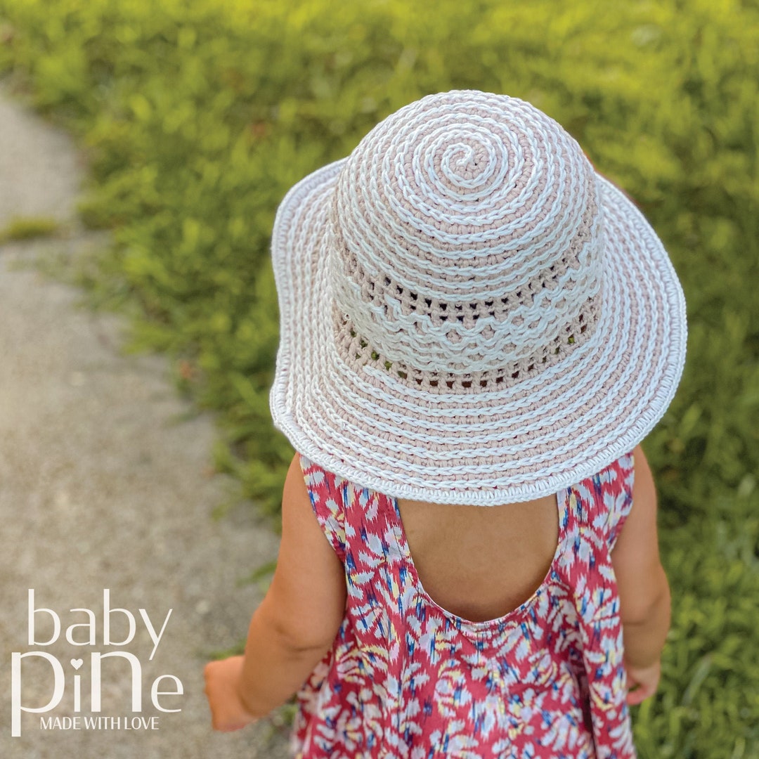 Baby Sun Hat/hand Made Sun Hat/toddler Sun Hat/ Floppy Sun Etsy