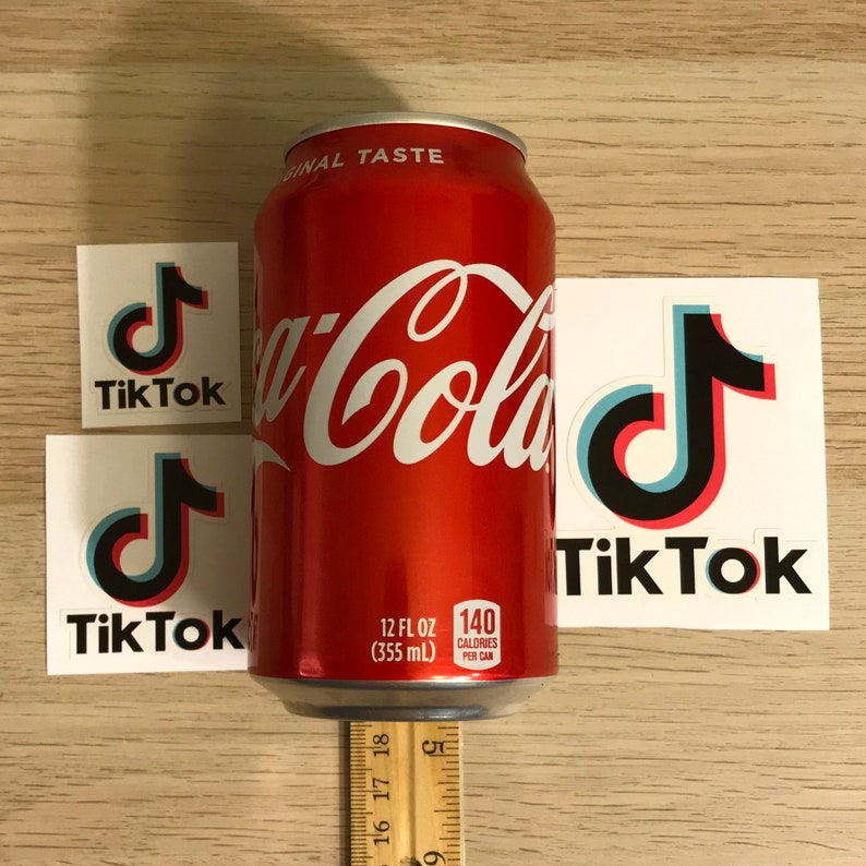 Tik Tok TIKTOK Vinyl Decal Sticker Car Bumper Window Glass Etsy