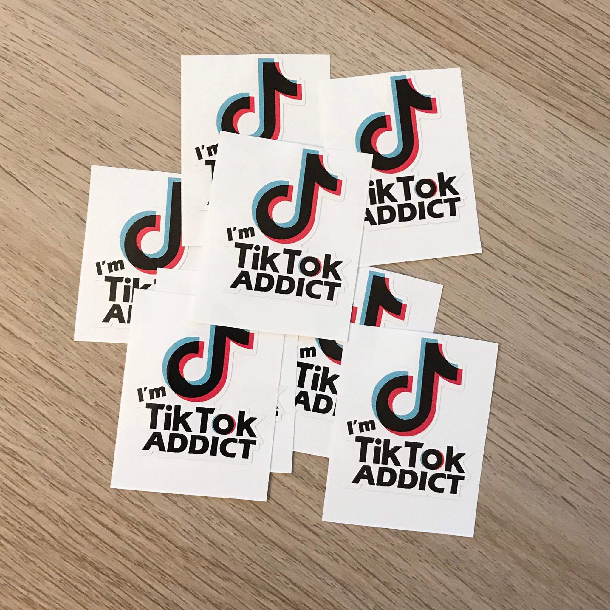 tik tok iron on decal