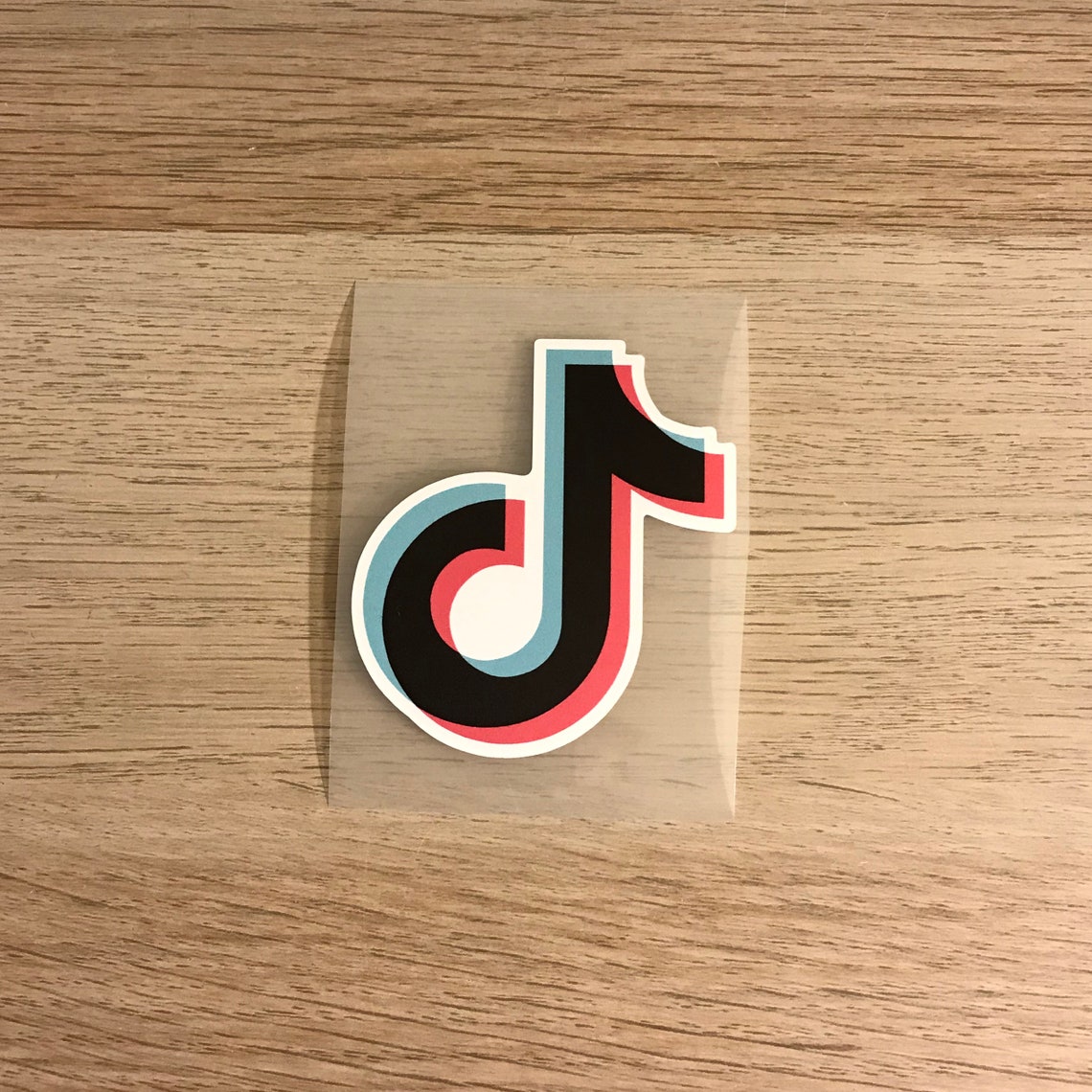 tik tok iron on decal
