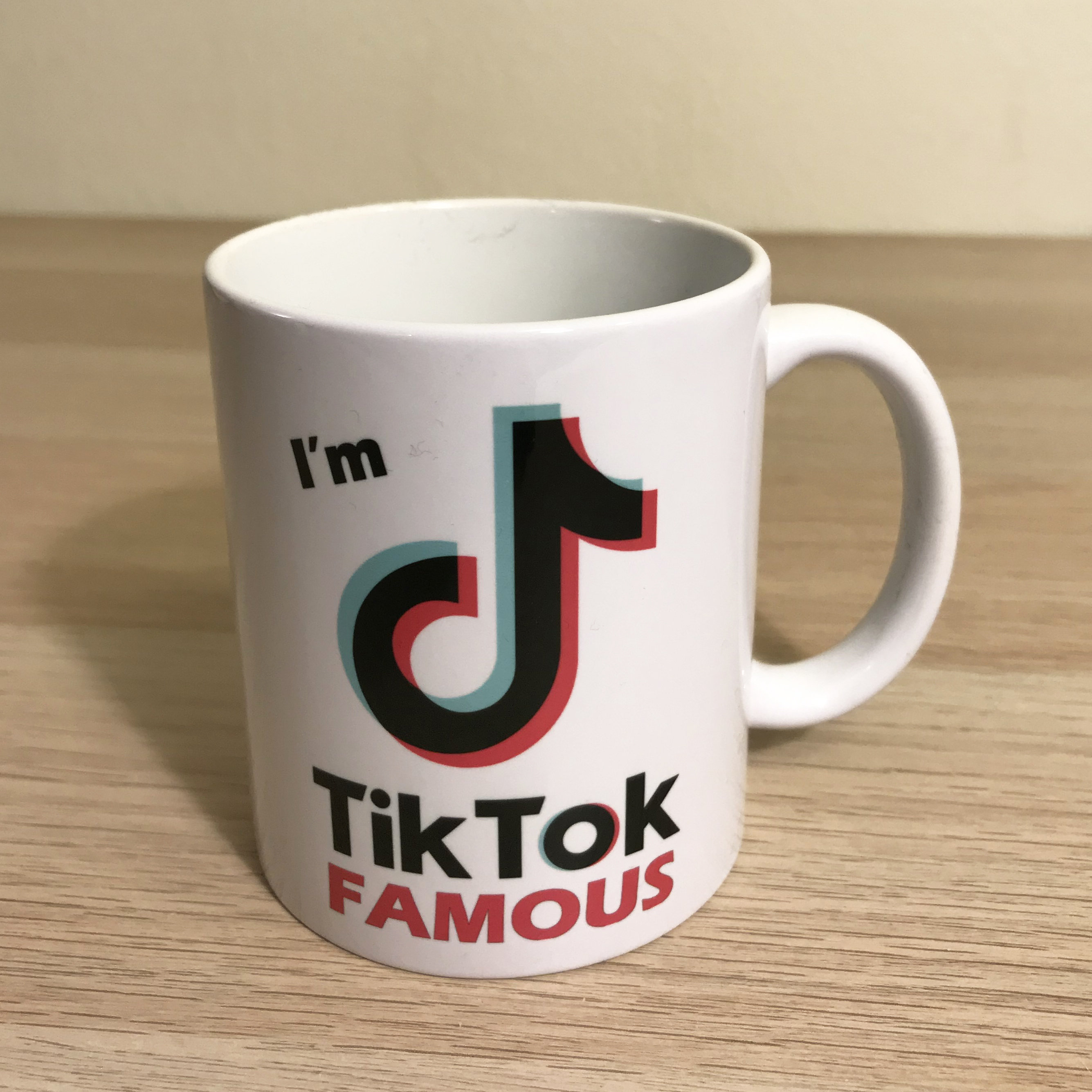I'm Tiktok Famous TIK TOK White Ceramic Coffee Mug 11oz Etsy