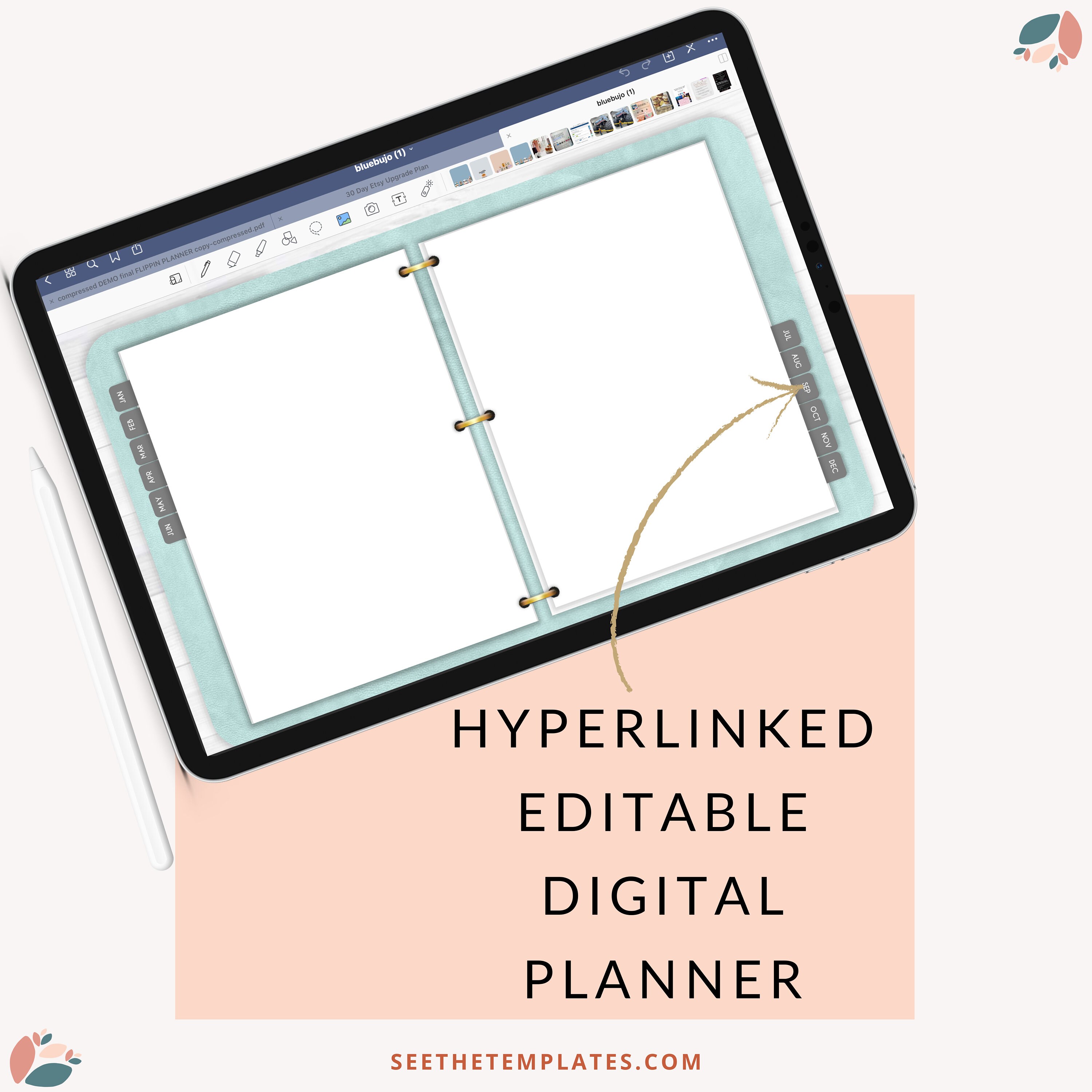 COMMERCIAL LICENSE Canva Planner Templates Canva Template | Etsy