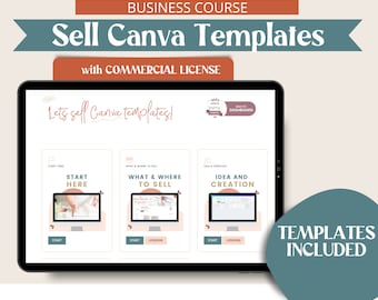 Curso de plantillas de Canva: Diseño y venta con licencia comercial