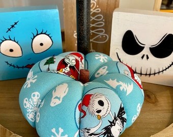Ready to ship Handmade Stuffed Fabric Pumpkin for Christmas Winter Holidays Tiered Tray Decor Accents Centerpiece mix and match your own set