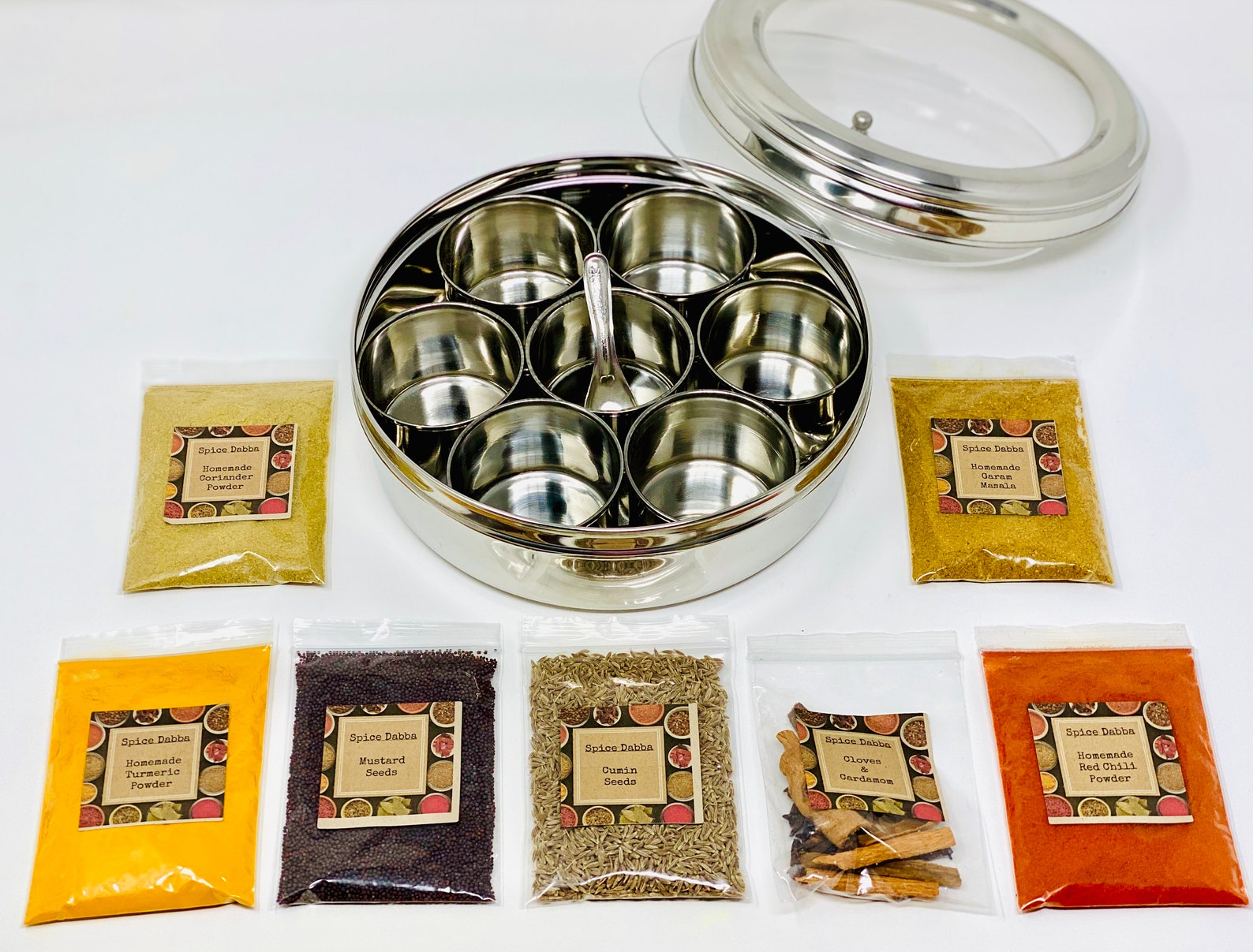 Spice Box Refill Indian Spices Refills Organic Handmade Etsy