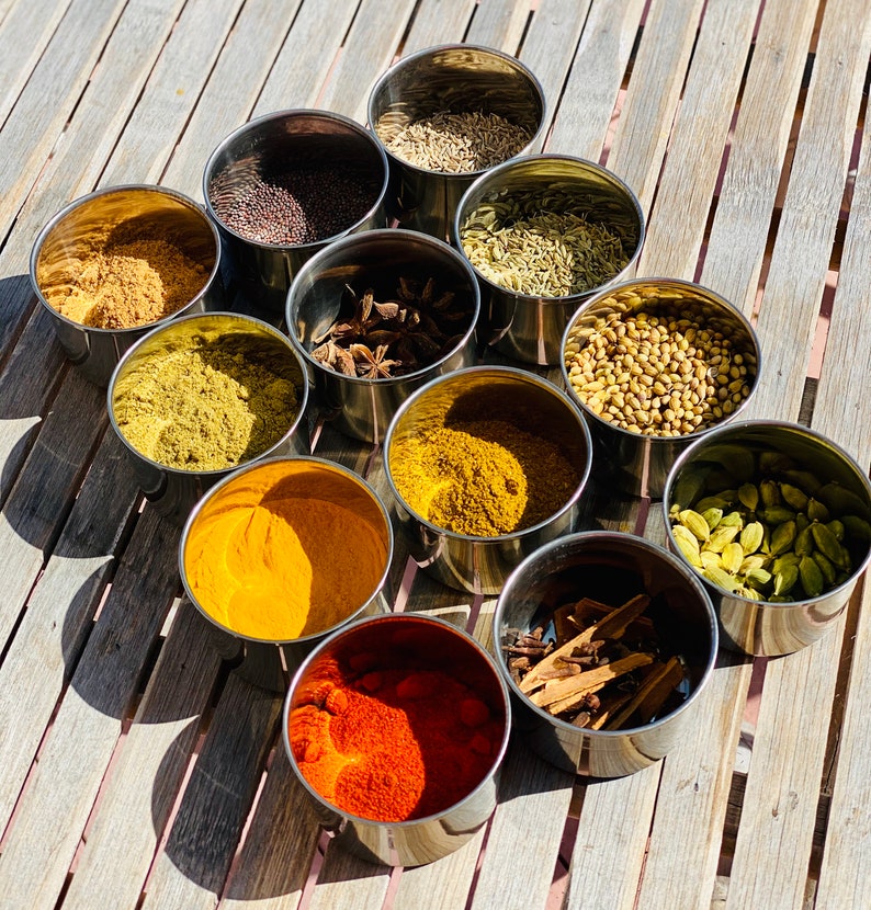 Spice Box Refill Indian Spices Refills Organic Handmade Etsy