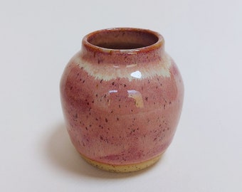 Pink Bud Vase | Small Vase | Reed Infuser Vase | Pink Pottery | Handmade OOAK