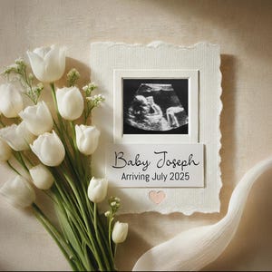 Editable Neutral Pregnancy Announcement Digital, Editable Pregnancy Announcement, Gender Neutral Announcement, Instant Download